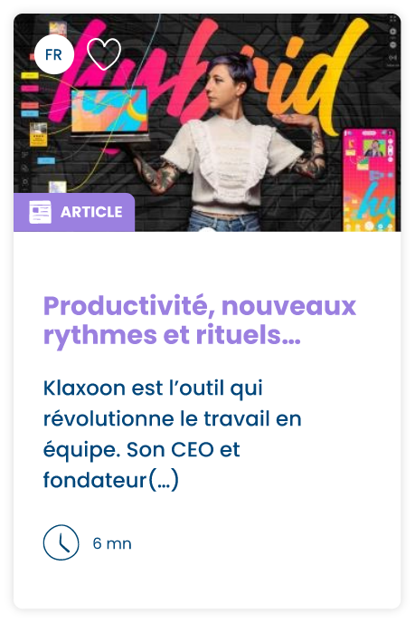 MyAcademy catalogue de formation article productivité