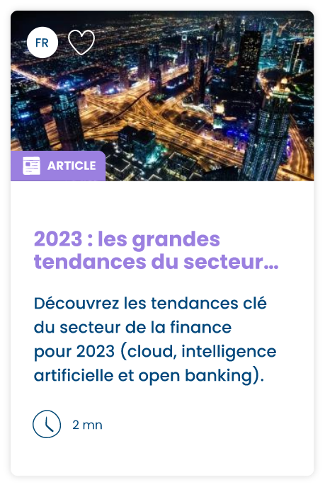 MyAcademy article tendance de la finance