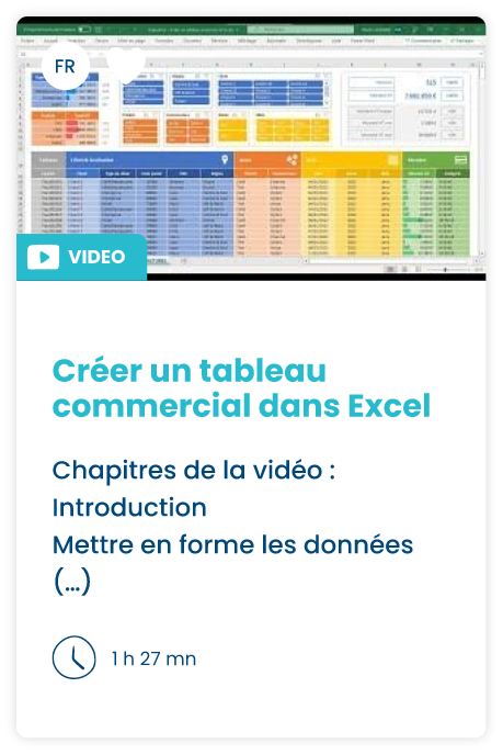 MyAcademy video creer un tableau Excel